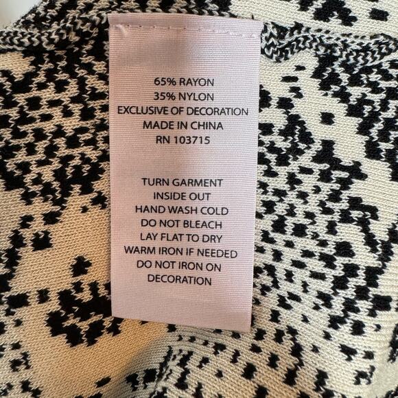 Nanette Lepore Stretch Knit Snake Print Dress Sz Large NWT!! - Picture 7 of 8